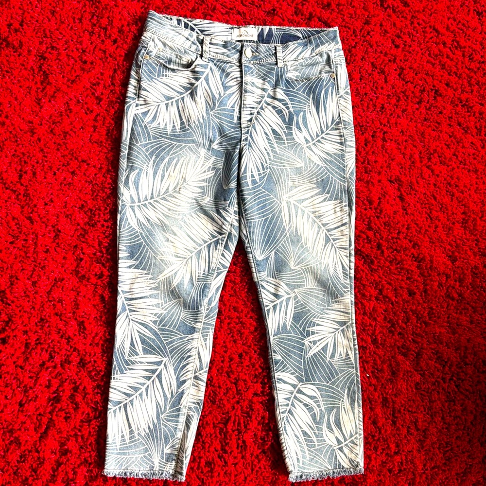 Jordache Fern Leaf Vintage Jeans MINT condition